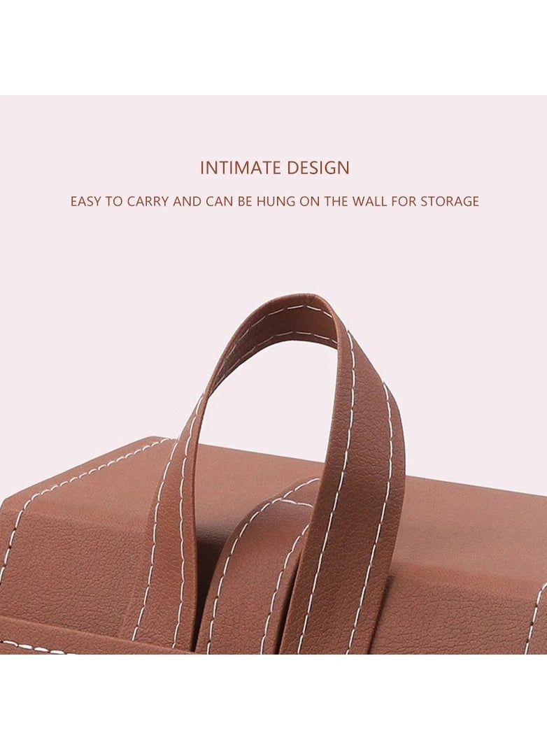 Generic - Foldable Sunglasses Eyeglasses Organizer Case with 6 Slots, Hanging Container for Sunglasses and Accessories - Image 1
