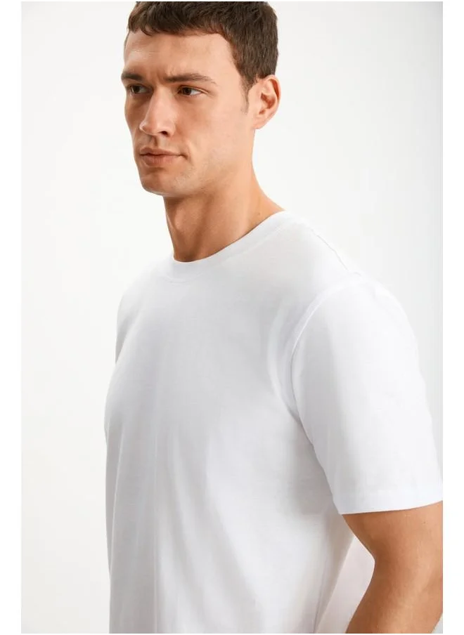جريميلانج Grimelange Tiago Men's White T-Shirt