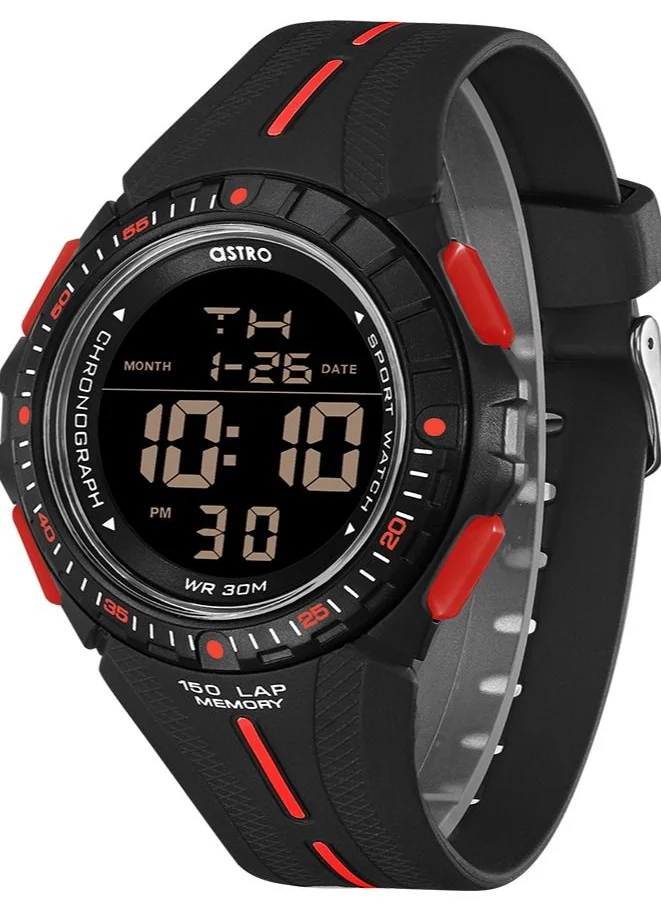 ASTRO ASTRO Kid's Digital Black Dial Watch - A22913-PPBBR