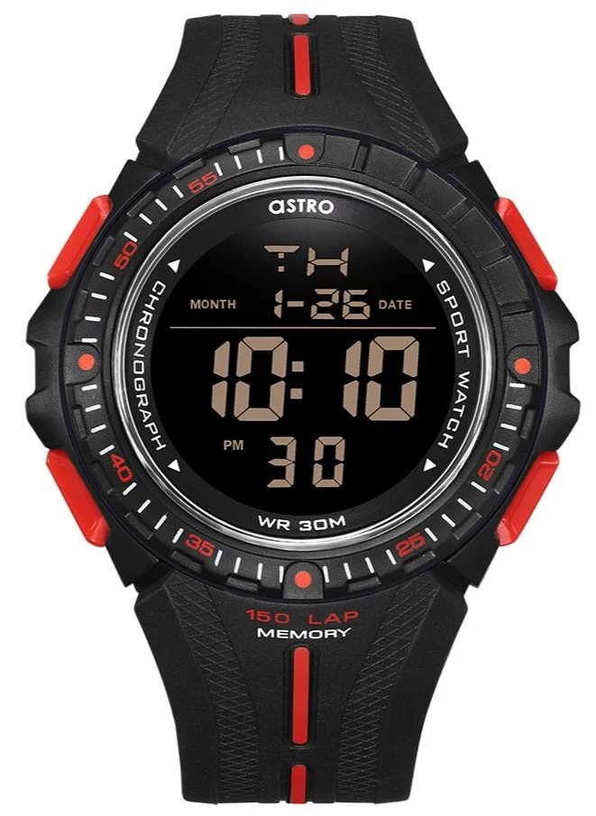 ASTRO ASTRO Kid's Digital Black Dial Watch - A22913-PPBBR