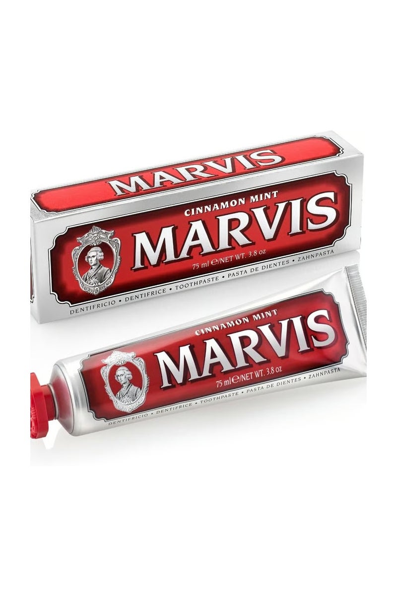 Marvis Cinnamon and Mint Toothpaste 85ml - Image 2