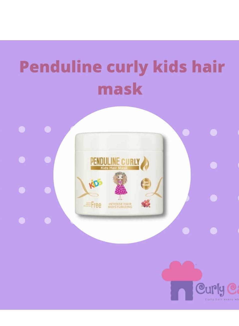 penduline CURLY kids hair mask 450ml