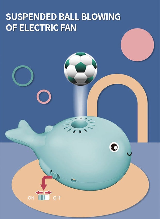 GROIC Electric Floating Blow Ball Toys Cute Whale Educational Toy Hover Ball Flying Ball Whale Fan Great Gift for Children - Image 2