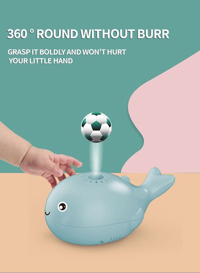 GROIC Electric Floating Blow Ball Toys Cute Whale Educational Toy Hover Ball Flying Ball Whale Fan Great Gift for Children - Image 3