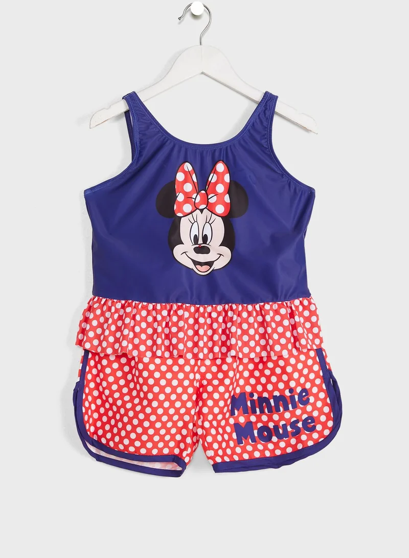 Disney Youth Minnie Mouse Swim Set