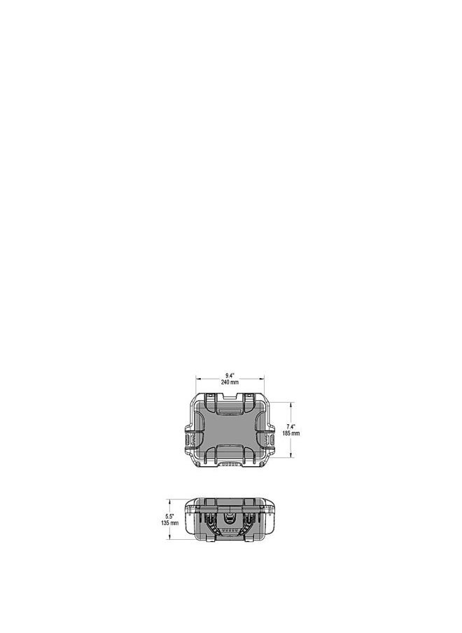 Nanuk - Nanuk 905 Waterproof Hard Case Empty - Graphite - Image 1