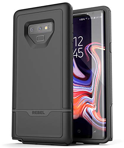 ENCASED Rebel Armor for Samsung Galaxy Note 9 Case MilSpec Impact Protection Black - Image 1