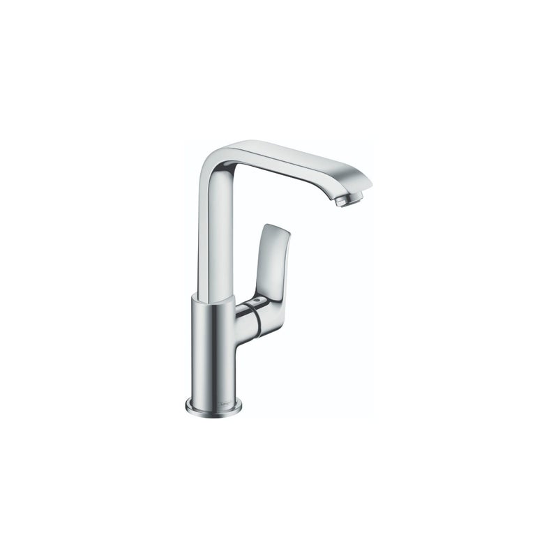 hansgrohe Metris Modern Upgrade Easy Install 1-Handle 1 10-inch Tall Bathroom Sink Faucet in Chrome, 31087001,Small - Image 1