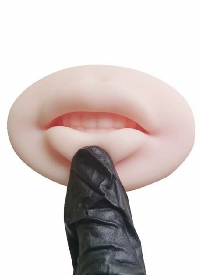 Generic 3D Lips Practice Silicone Skin Permanent Makeup Fake Skin Lips, Tattoo Practice Fake Lips Microblading Practice Skin, for Beginners Tattoo Artists Cosmetic Makeup Lips Training  - Image 4