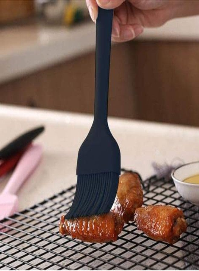 CELLEBII Silicone Basting Brush Silicone Bristles for BBQ Grilling Pastry Turkey Baster Oil Brush for Kitchen Cooking & Baking BPA Free- Multicolour - Image 2