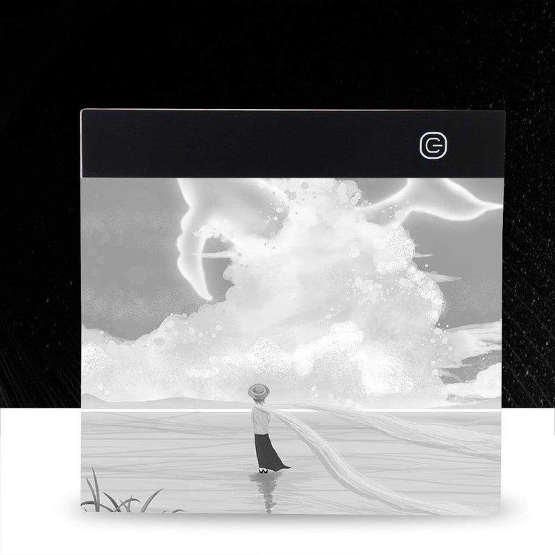 كلاراكو لوحة تتبع إضاءة LED Artcraft من Klarako، صندوق إضاءة LED محمول مقاس 7.5 × 7.1 بوصة، لوحة تتبع رسم LED محمولة للبث المباشر للرسم للرسوم المتحركة - Image 5