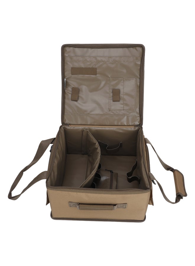 السنيدي شنطة عزبة الخير للرحلات، شنطة كشتات، كاكي، مقاس 47*47*22سم - Image 4