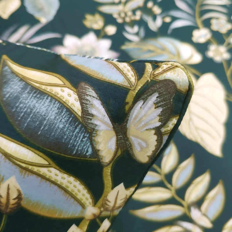 FADFAY 800 Thread Count 100% Egyptian Cotton Elegant Peony Print Pillowcases (King Size 20× 36 inch, Teal) - Image 3