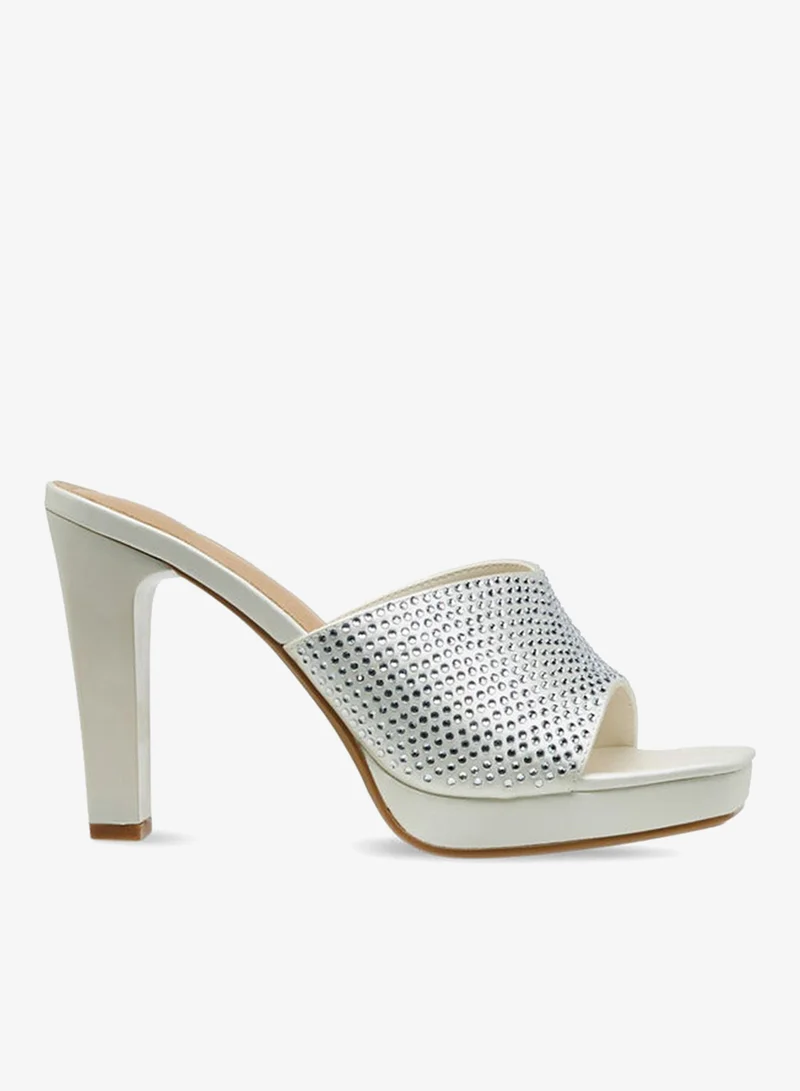 Flora Bella By Shoexpress Women Block Heel Slide Sandals Ramadan Collections