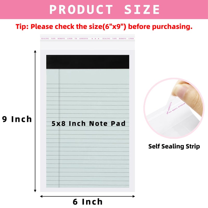 Morepack Self Sealing Cellophane Bags,6x9 Inches 200 Pcs Clear Cookie Bags Resealable Cellophane Bag for Packaging Cookies,Favors,Products,Candy - Image 2