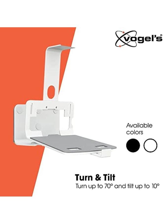 Vogel's - Speaker Wall Mount Universal And For Sonos Play Sound 3205 W For Play 5 Denon Heos 5 And 7 And Other Speakers White Single Mount - Image 1