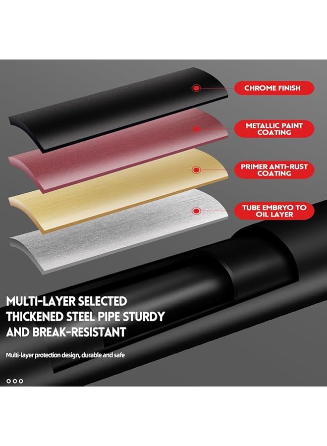 HOOKOR Pull Up Bar Width Adjustable Chin Up Bar for Doorway Super Load bearing Upper Body Workout Bar No Screw Installation Required Suitable for Home Gym Fitness Exercises Load 880 Lbs. - Image 3