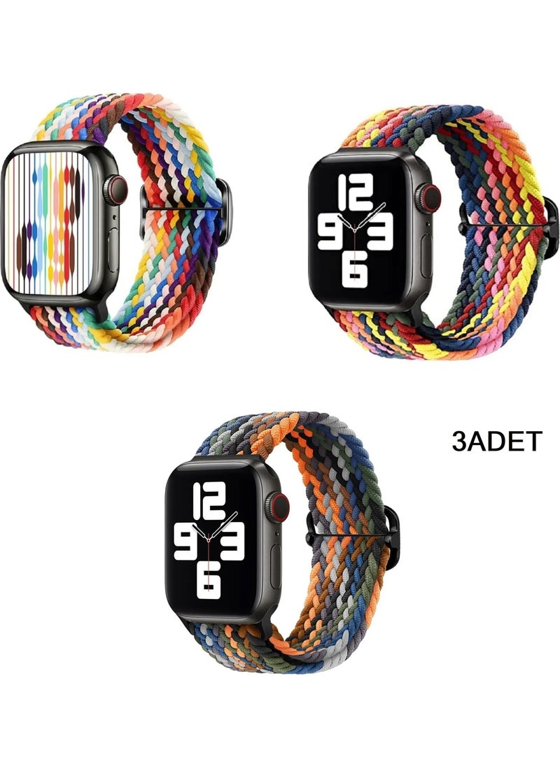PSGT - Apple Watch Gs Dt Pro T500 T800 Ultra 3 4 5 6 7 8 Se 42 44 45 49 mm Compatible 3 Lure Band Strap - Image 1
