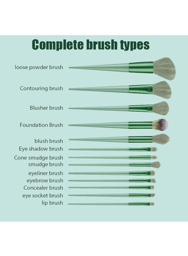 13-Piece Professional Makeup Brush Set