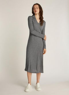 CALVIN KLEIN Polo Neck Tiered Dress  - Image 1