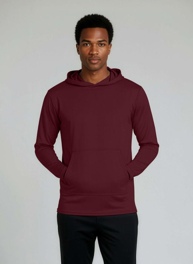 REALESSENTIALS 3 Pack: Men s Mesh Quick Dry Fit Wicking Long Sleeve Active Athletic Hoodie Performance Hooded T Shirt Workout Running Fitness Gym Sports Fishing Casual Sweatshirt UPF Outdoor Hiking-Set 4, X-Large - Image 3