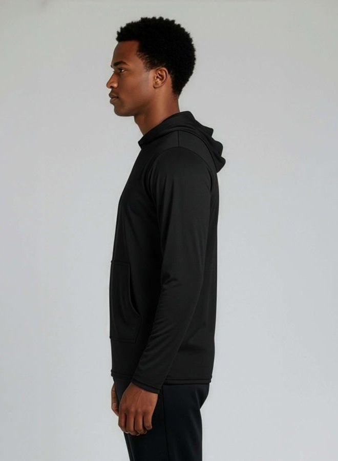 REALESSENTIALS 3 Pack: Men s Mesh Quick Dry Fit Wicking Long Sleeve Active Athletic Hoodie Performance Hooded T Shirt Workout Running Fitness Gym Sports Fishing Casual Sweatshirt UPF Outdoor Hiking-Set 4, X-Large - Image 5