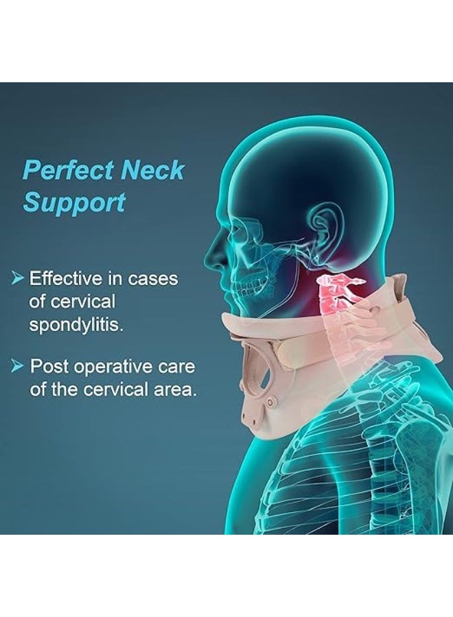 Medical Neck Stabilizer & Orthopedic Brace - Effective Pain Relief & Spinal Support - High Quality for Rehab (Medium Size) - Image 2