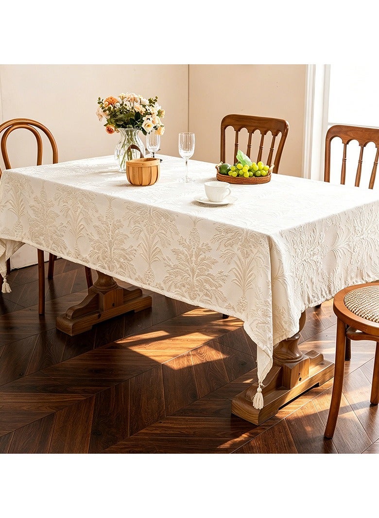 Vintage Jacquard Tablecloth Multiple Sizes Retro Pattern Table Cover for Dining Table Home Party Decor - Image 2