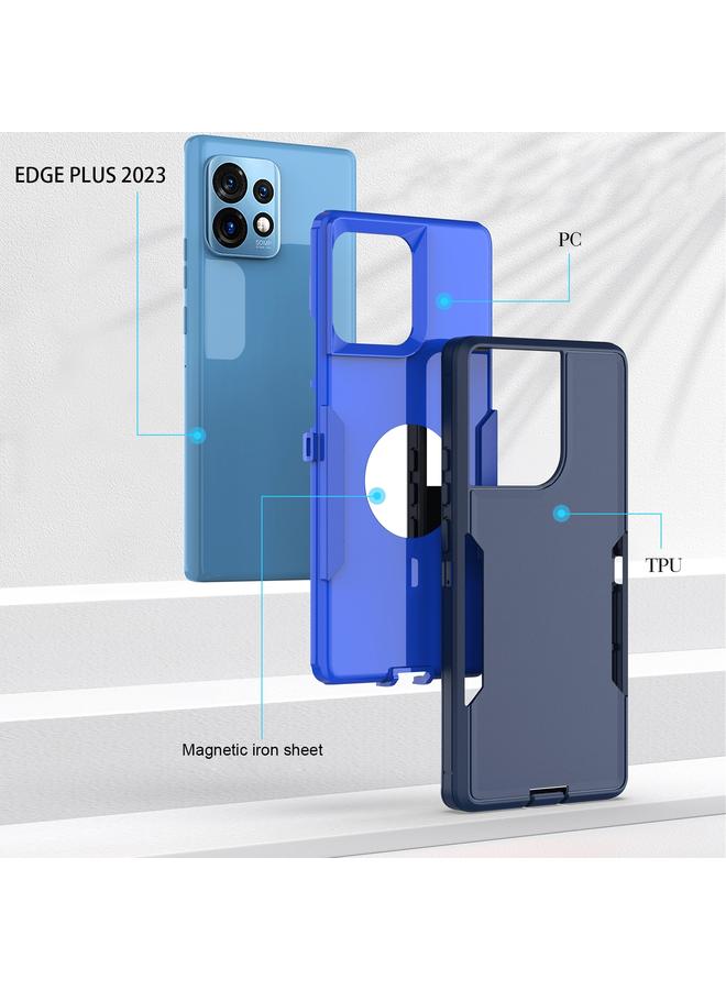 اس-توب جراب لهاتف Motorola Moto G Stylus 2023 2 في 1 مغناطيسي من البولي كربونات + جراب هاتف TPU - Image 2