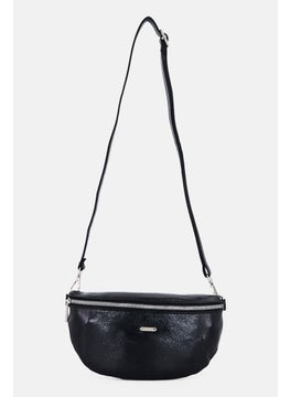 XOXO Women Brand Logo Fanny Pack, Black  - Image 1