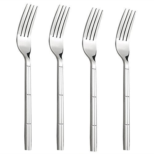Lesbin 12-Piece Stainless Steel Dinner Forks, 7.97-Inch - Image 1