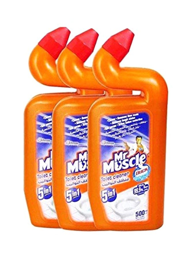 Mr. Mucsle Toilet Liquid Cleaner Pack of 3