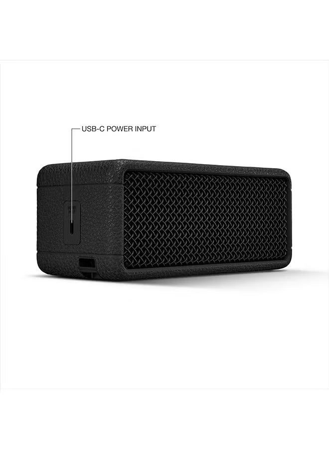 Marshall Marshall Emberton III Compact Portable Bluetooth Speaker with 32+ Hours of Playtime, (360° Sound), Dust & Waterproof (IP67) – Black & Brass. - Image 2