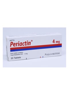 PERIACTIN Cold & Cough Relief Tablets - Pack of 20 