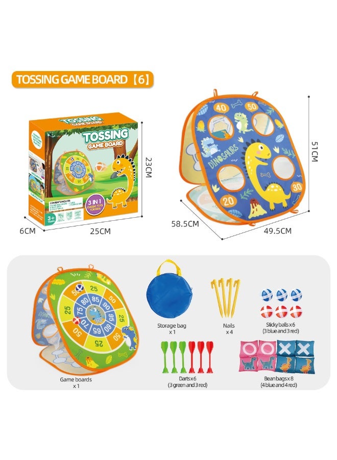 3-in-1 Bean Bag Ball Throwing Target Toy 