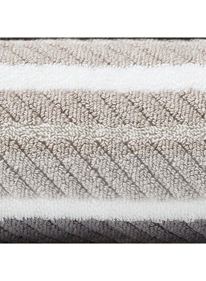 Tommy Bahama - Bath Towels, Highly Absorbent & Soft Bathroom Essentials, Fade Resistant, Oeko-Tex Certified (Ocean Bay Grey, 3-Piece) - Image 3