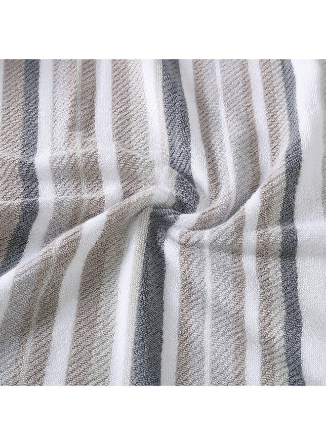 Tommy Bahama - Bath Towels, Highly Absorbent & Soft Bathroom Essentials, Fade Resistant, Oeko-Tex Certified (Ocean Bay Grey, 3-Piece) - Image 4