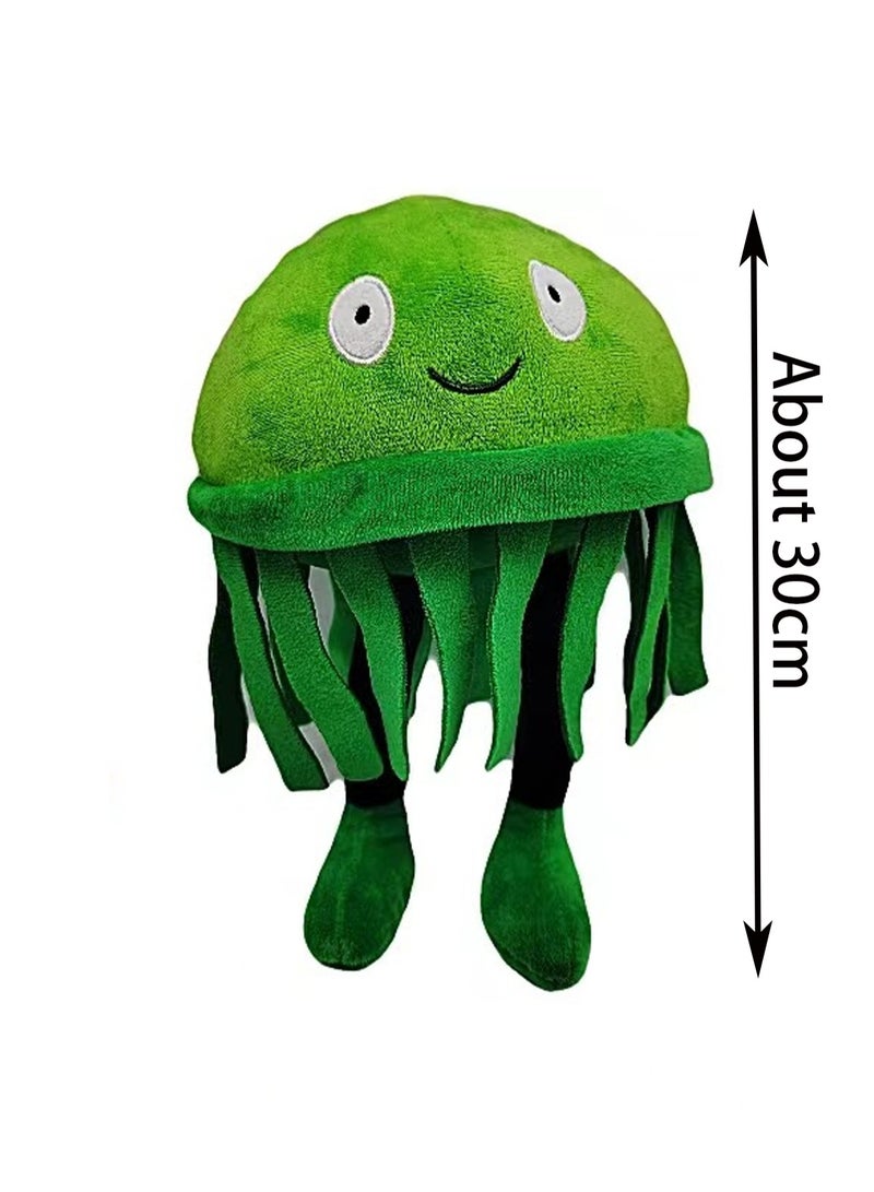 30cm Green Jellyfish Plush Toy Kinitopet Plush Game Peripheral Doll Doll Boy Girl Birthday Gift - Image 2