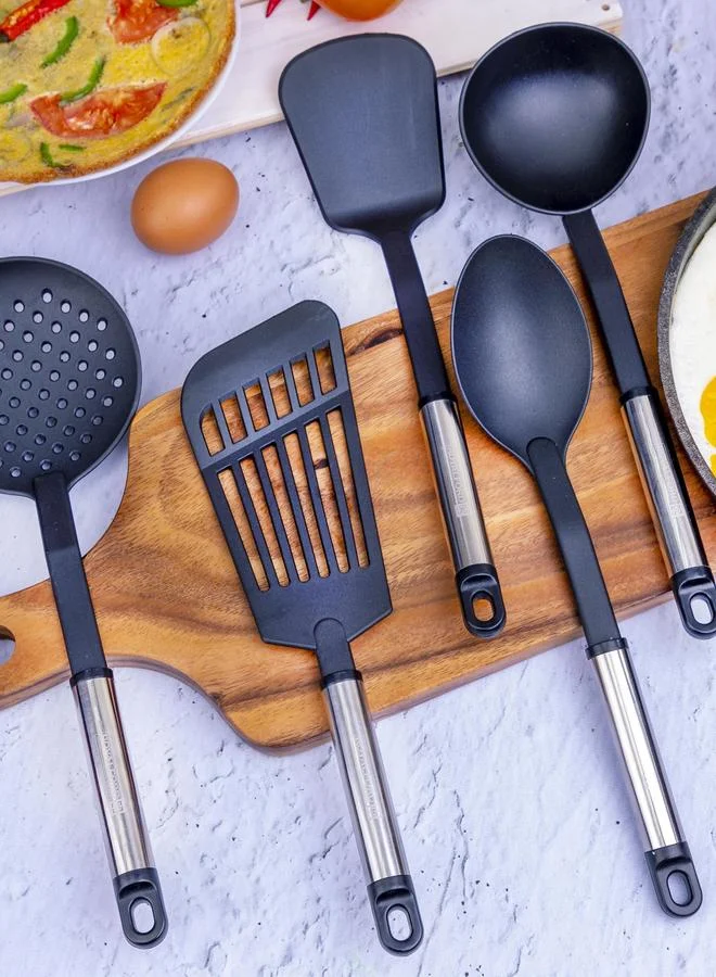 رويال فورد طقم أدوات مطبخ نايلون - 5 قطع