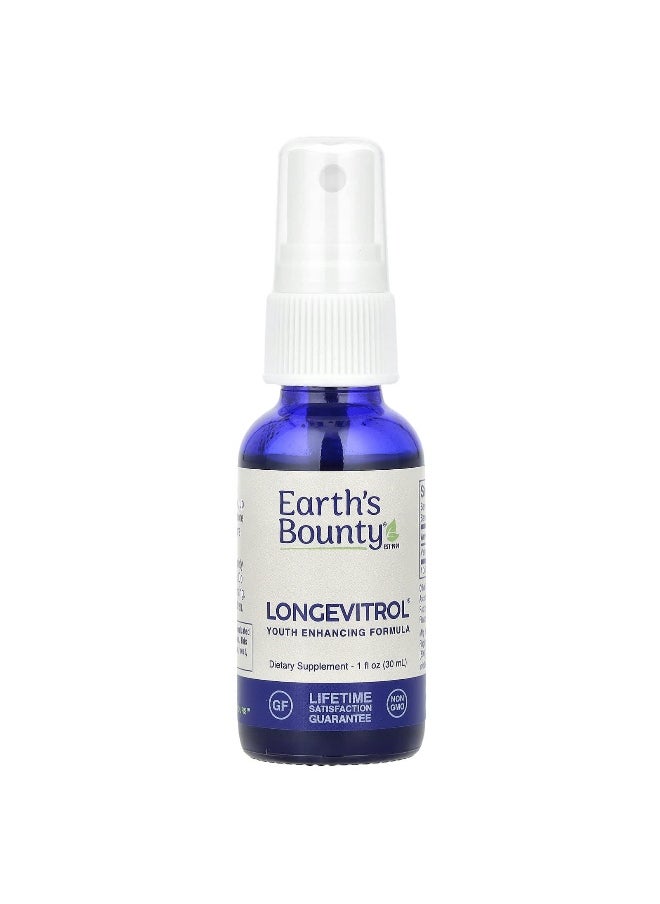 Earth's Bounty Earth's Bounty, Longevitrol®, Youth Enhancing Formula , 1 fl oz (30 ml)  - Image 3