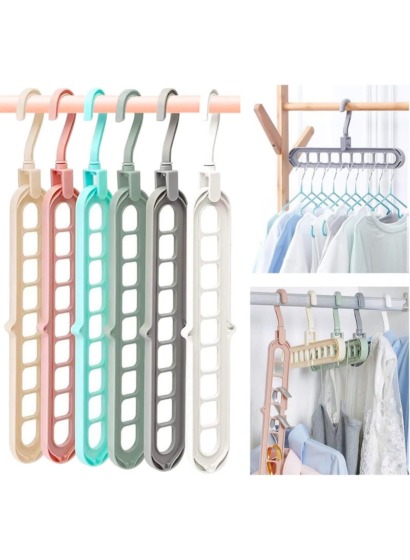 6-piece clothes organizer hanger