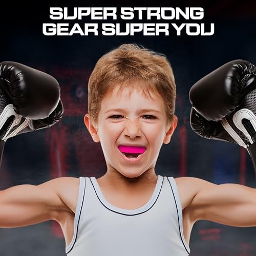 BFS IMPEX Sports Mouth Guard for Kids,Youth,Boys,Girls,Child Teen Mouthguard with Case (BPA Free) for Boxing, Martial Arts,MMA Karate,Lacrosse,Football,Soccer and All Contact Sports (Pink) - Image 5