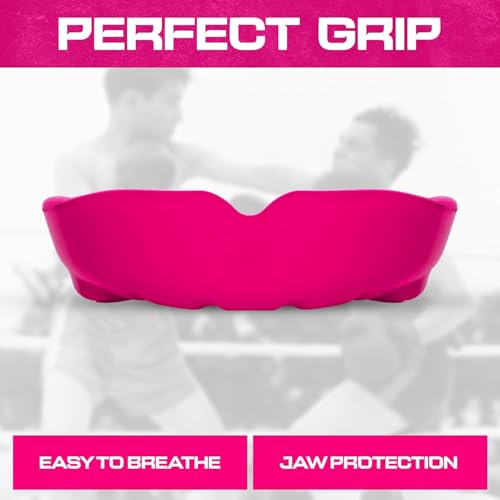 BFS IMPEX Sports Mouth Guard for Kids,Youth,Boys,Girls,Child Teen Mouthguard with Case (BPA Free) for Boxing, Martial Arts,MMA Karate,Lacrosse,Football,Soccer and All Contact Sports (Pink) - Image 3