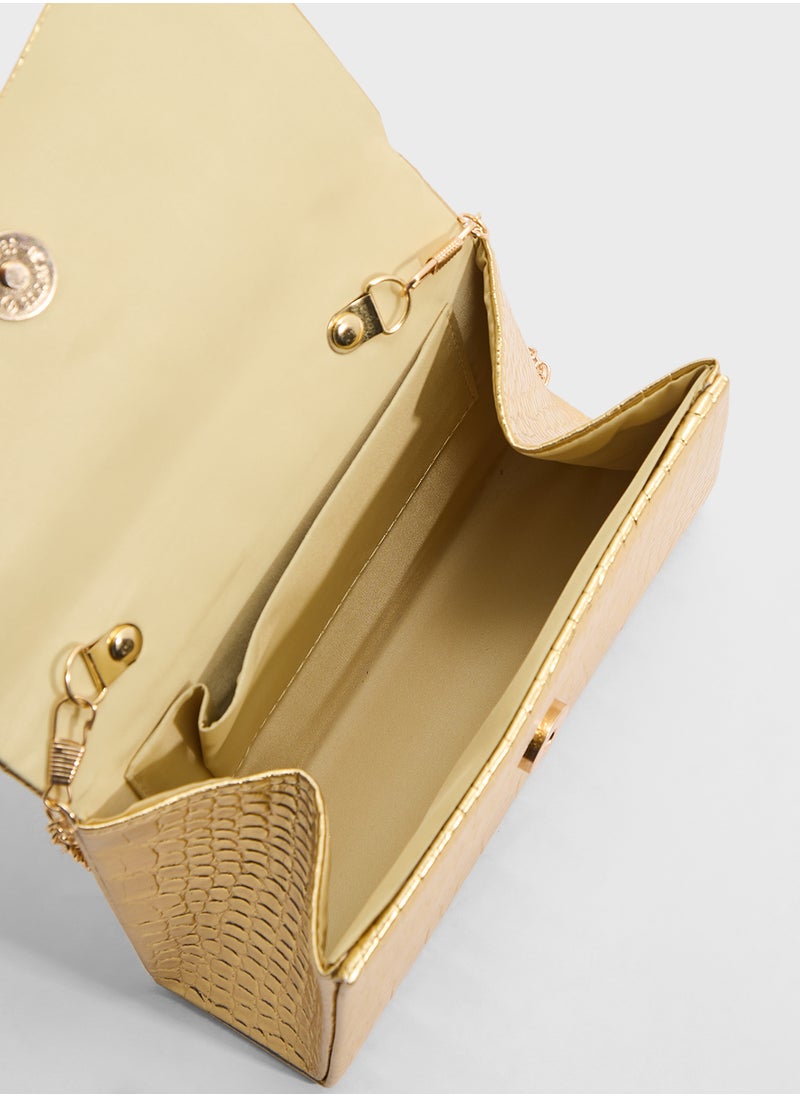 Ella Limited Edition Ladies Sparkly Clutch Bag  - Image 5