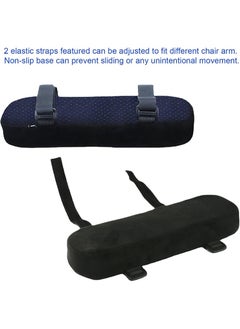 HaLunhi Desk Chair Arm Pads - Ergonomic Memory Foam Office Chair Armrest Pads - Thick Chair Armrest Pads - Arm Rest Pillow - Gaming Chair Arm Pads - Elbow Support Cushion for Computer (Set of 2)  - Image 4