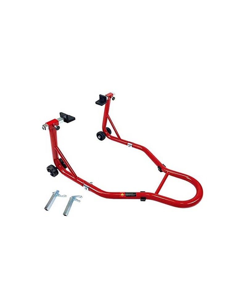 Generic Backside Rear Universal Sportbike Motorcycle Lift Stand | Motorcycle Stand Rear Wheel Lift Swingarm Paddock Stand Red  - Image 1