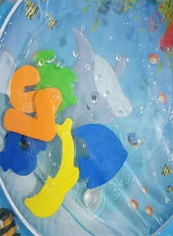RIVUGJA Baby Kids Water Play Mat Toys Inflatable Tummy Time Leakproof Water Play Mat, Fun Activity Play Center Indoor and Outdoor Water Play Mat for Baby - Image 4