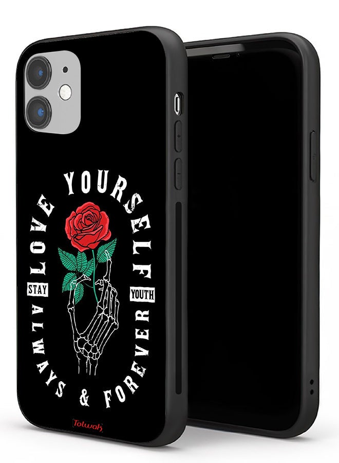 Tolwak Apple iPhone 11 Protective Case Love Yourself Always - Image 1