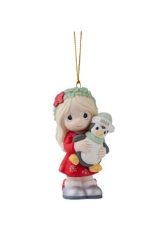 Precious Moments Precious Moments 241002 Have Yourself A Merry Little Christmas Dated 2024 Girl Bisque Porcelain Ornament 