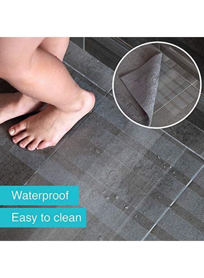 Anti-Slip Clear Tape, High Friction, Strong Grip, Non-Slip Traction Tape for Bathtubs, Boats, Stairs, Clear, Soft, Barefoot Comfortable (1" Wide x 16.4' Long) - Image 4